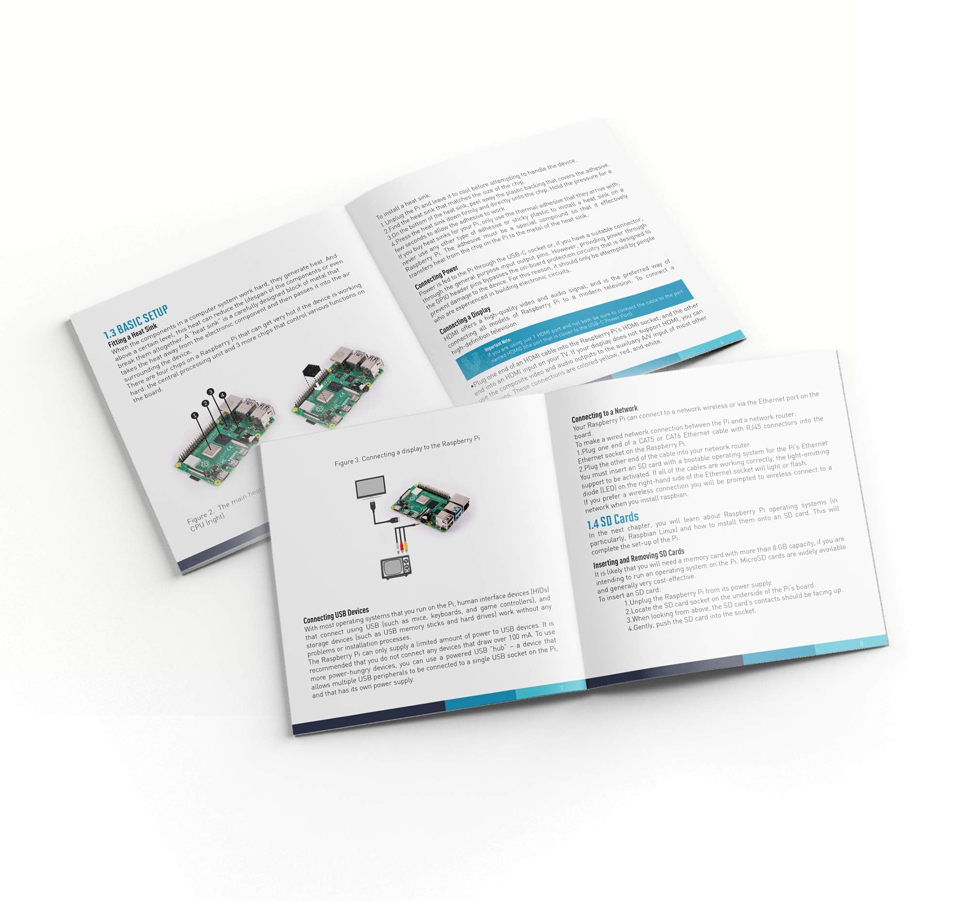 Vilros Raspberry Pi 4 Complete Starter Kit- Includes Raspberry Pi 4 Board, Fan Cooled Case, 64GB Preloaded Micro SD Card and More (4GB, Clear Transparent Case)