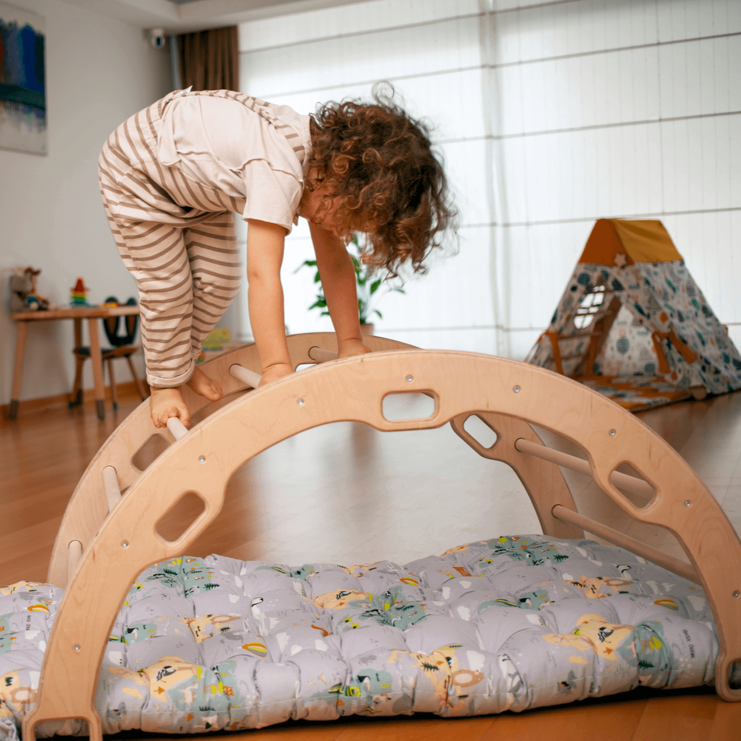 Climbing Arch / Rocker with Pillow Set / Large Size